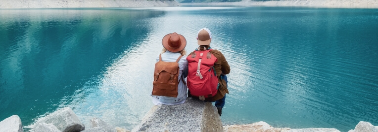 Couple In The Lake