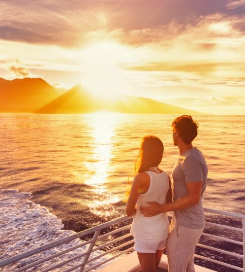 Couple Watching Sunset